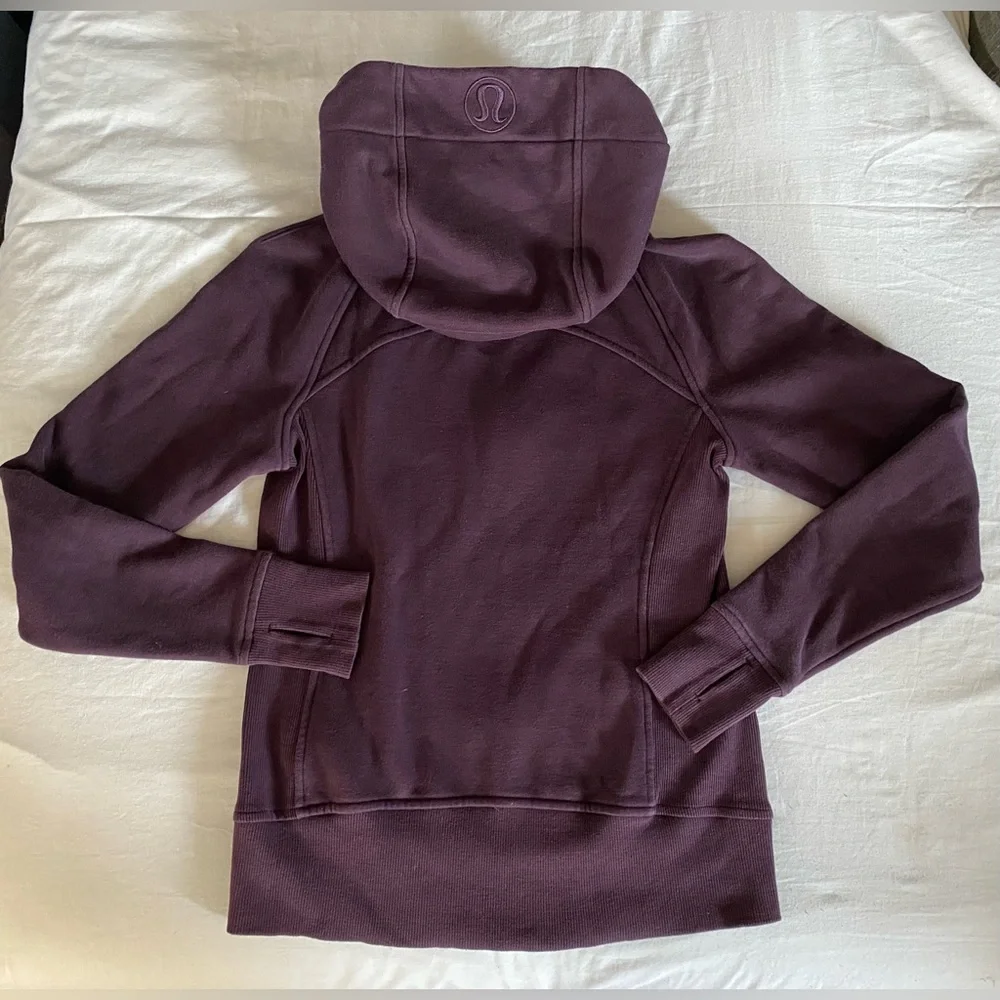 Lululemon Light As Warmth Scuba Black Cherry size 6 - Picture 6 of 14